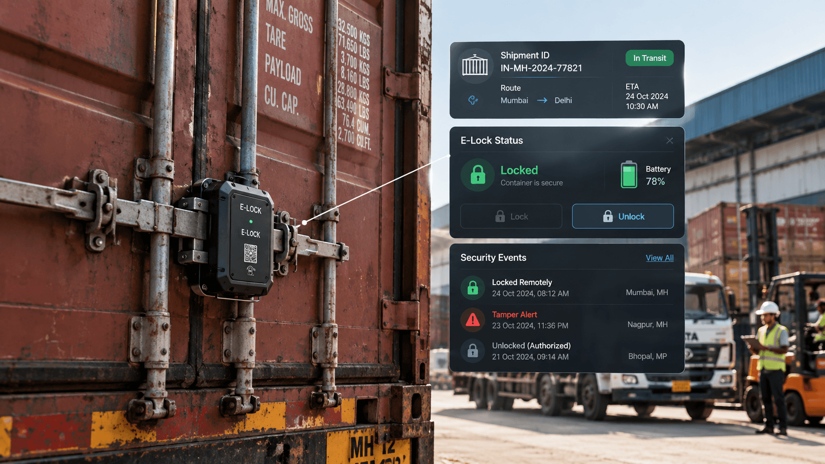 Smart Logistics Locks